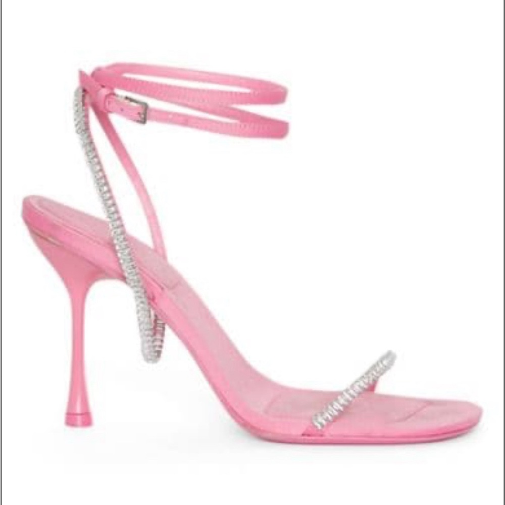 Luxon Crystal Heel Sandals by Simkhai